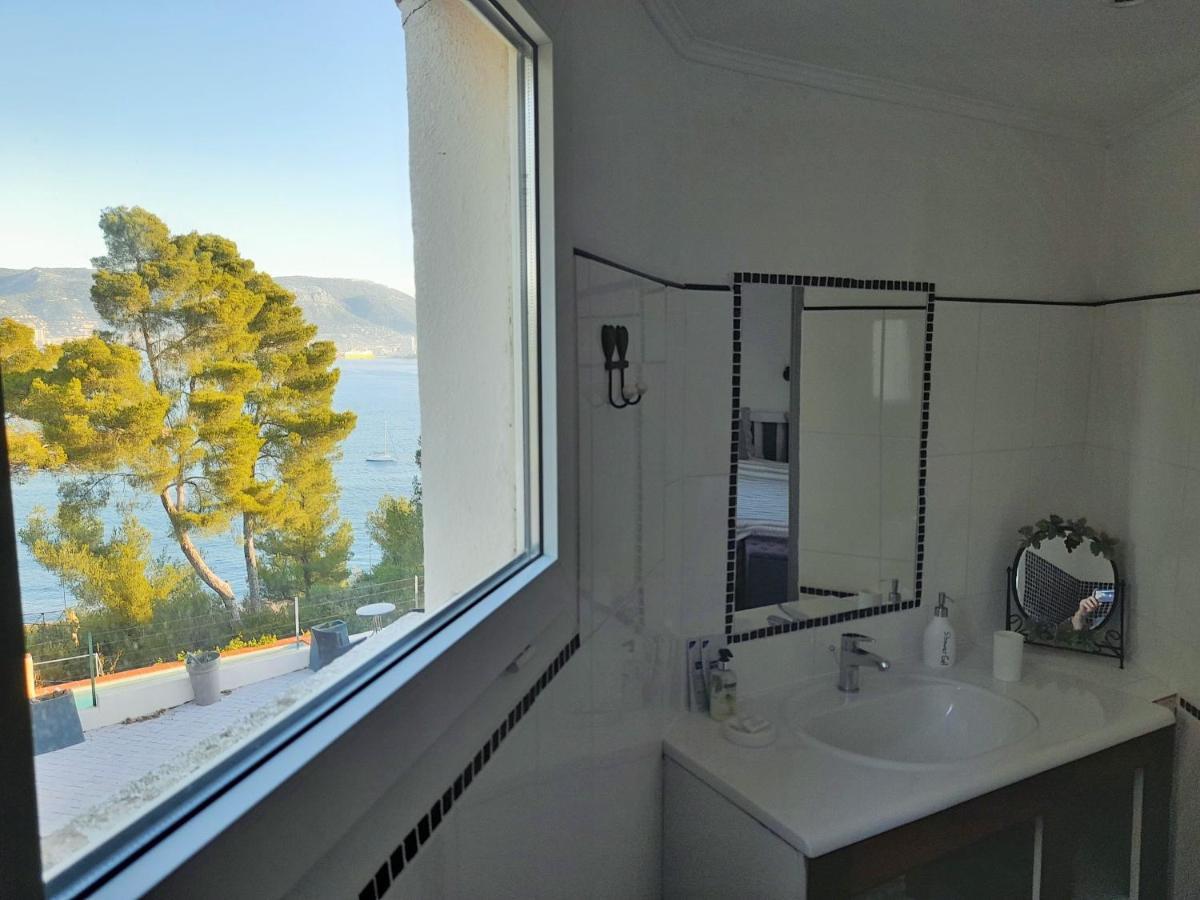 Villa-Chateau Les Terrasses - Tamaris, Plage Des Sablettes, Mer Au Bas De La Propriete La Seyne-sur-Mer Buitenkant foto